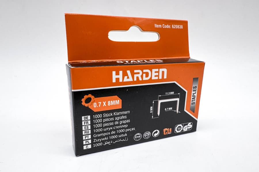 20 Packungen Klammern Harden 620838